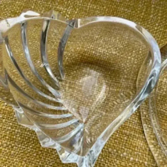 Gorham Leaded Crystal Heart Shaped Trinket‎ Jewelry Vanity Box - Picture 7 of 8